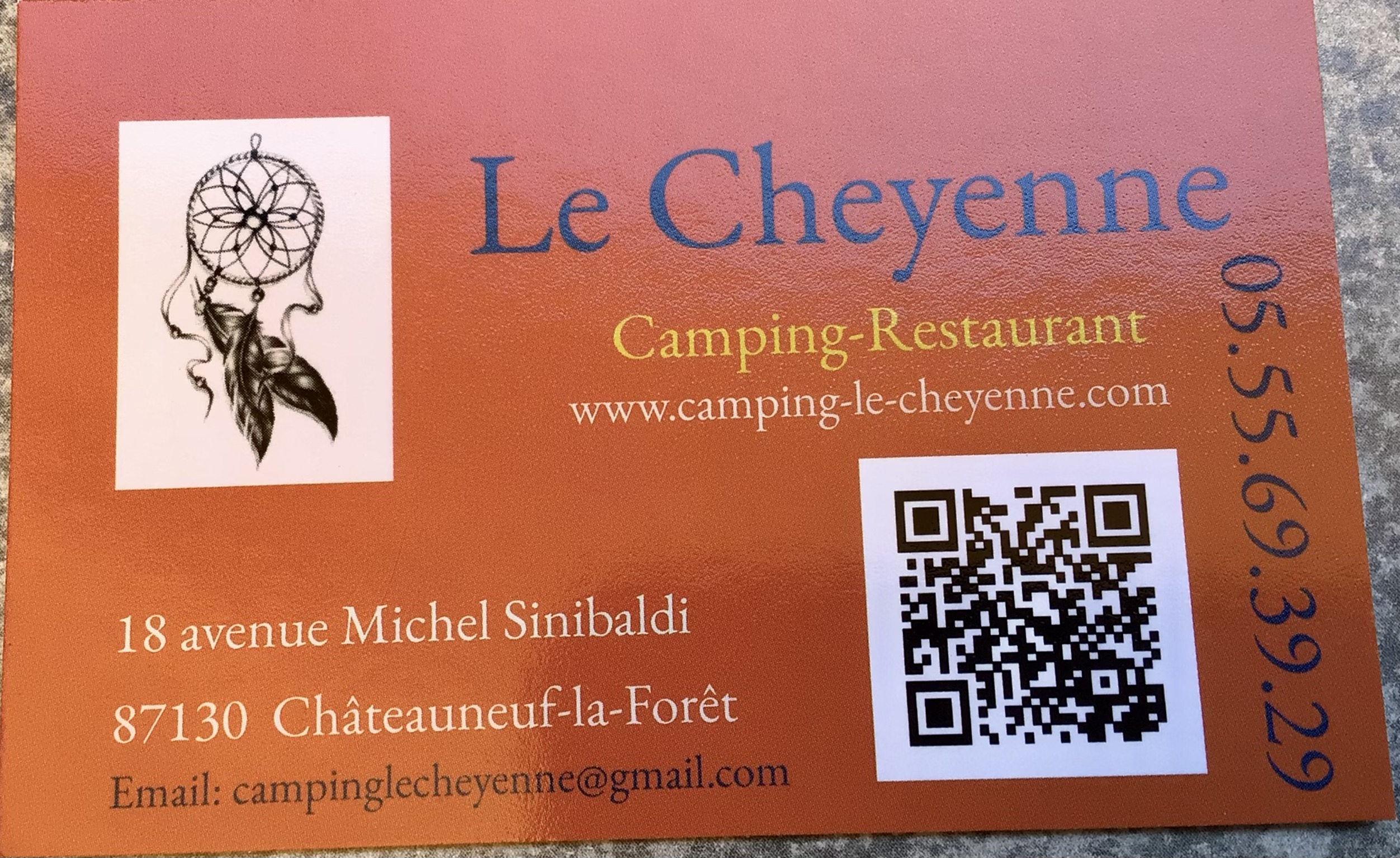 Le Cheyenne camping, restaurant